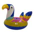 Toucan Pool Drink Float | Tropical Inflatable Beverage Holder | Pool Party Accessory