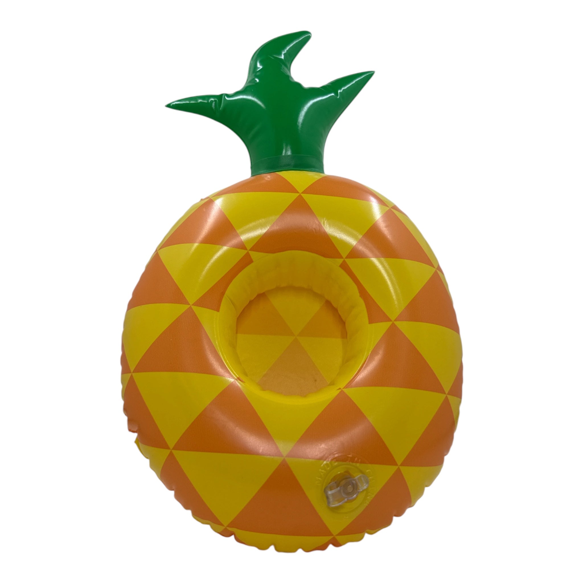 Tropical Pineapple Pool Drink Float – Inflatable Beverage Holder for Pool Parties