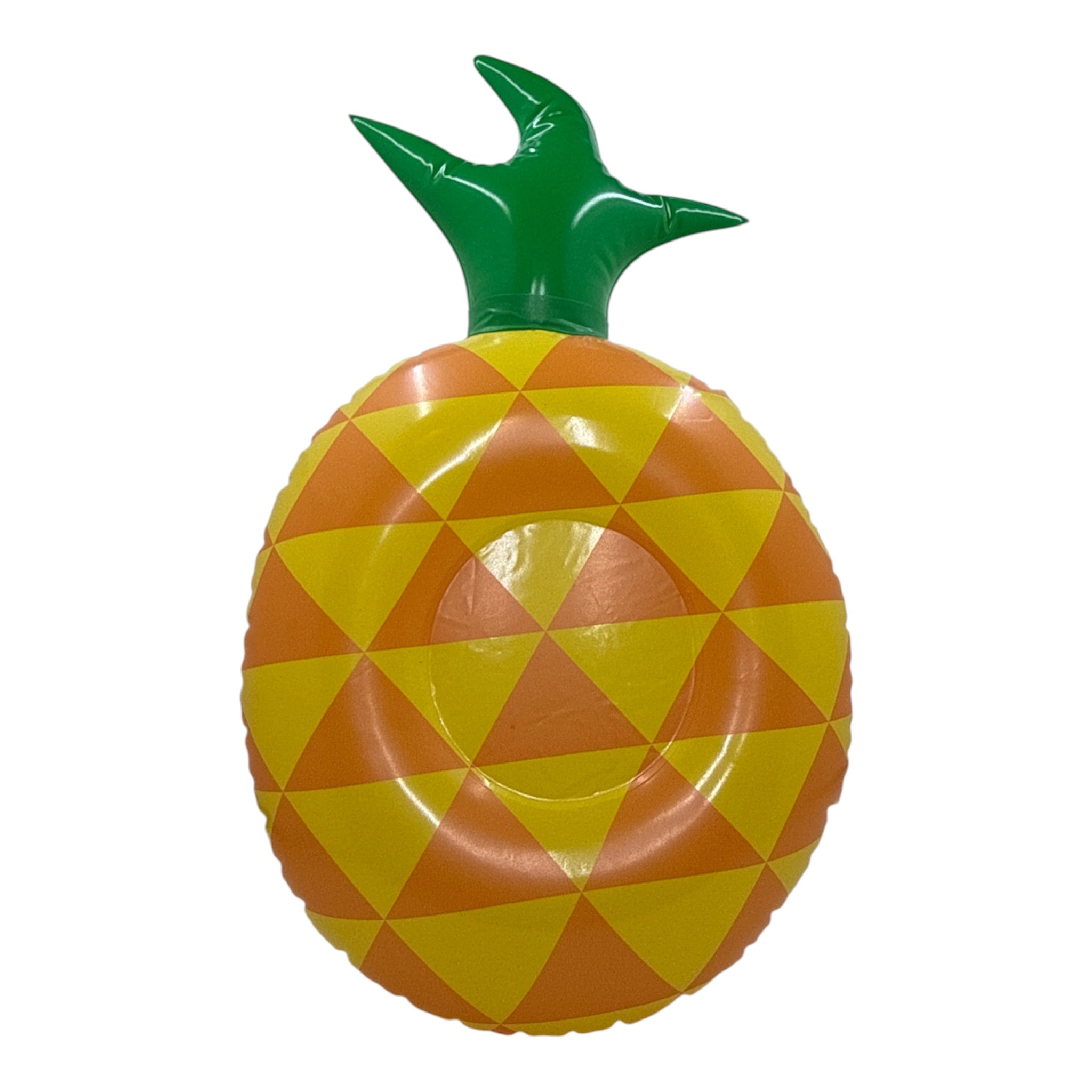 Tropical Pineapple Pool Drink Float – Inflatable Beverage Holder for Pool Parties