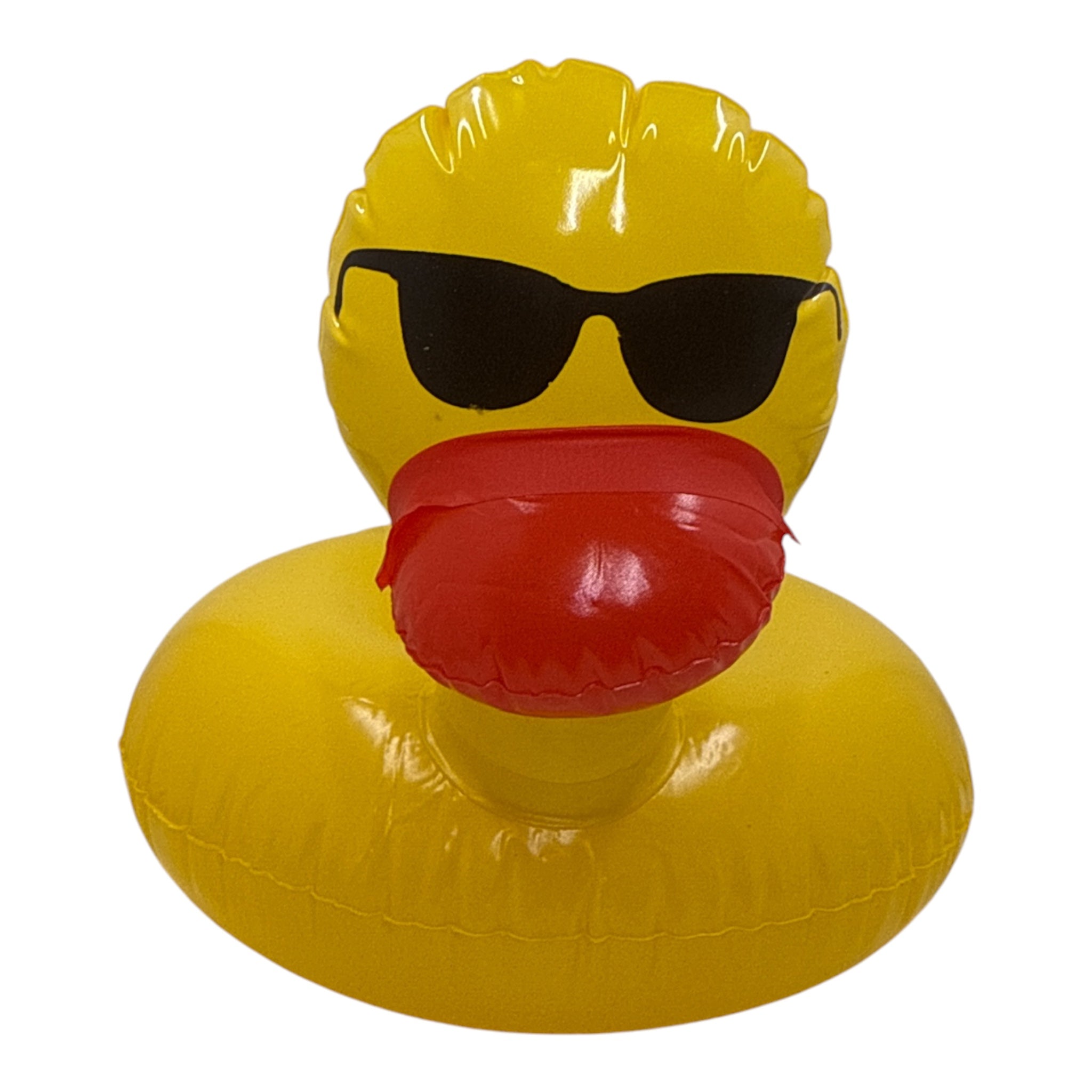 Inflatable Duck Drink Holder – Pool Float Beverage Ring