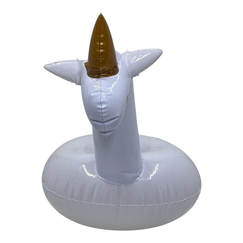 Inflatable Unicorn Drink Holder – Pool Float Beverage Ring