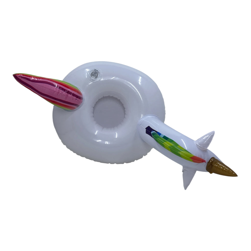 Inflatable Unicorn Drink Holder – Pool Float Beverage Ring