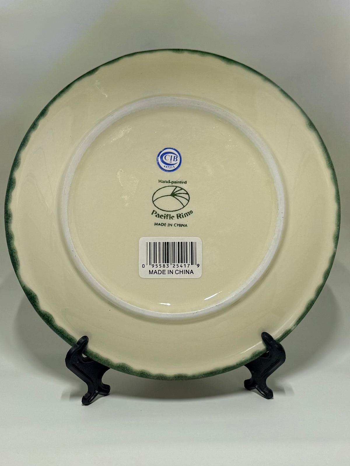 Pacific Rim Cardinal Cardinal Pacific Rim Salad Plate Hand-Painted 8” Excellent Used Condit ...