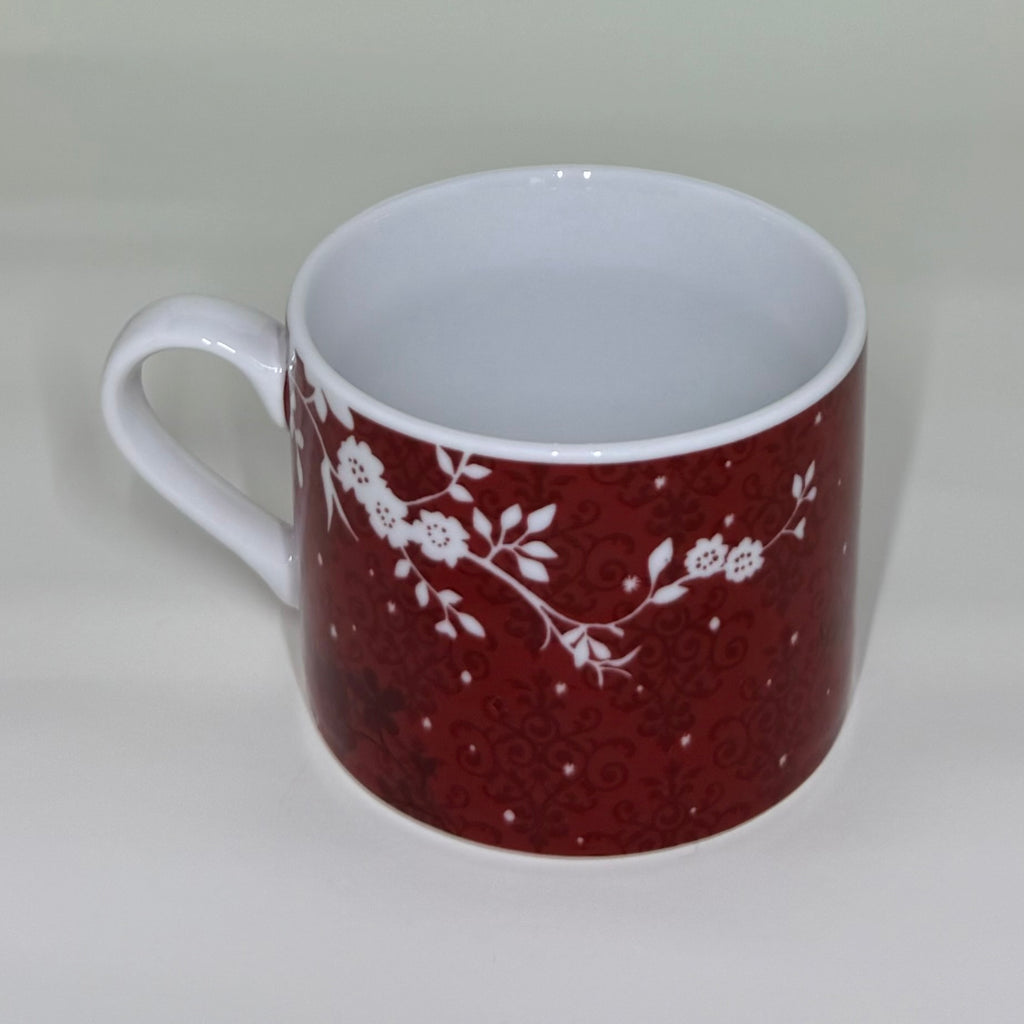 Rosanna Deer & Birds Stacking Tea Set - Vintage Red Porcelain