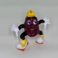 Vintage 1980s California Raisins Action Figure on Skates - Applause Collectible