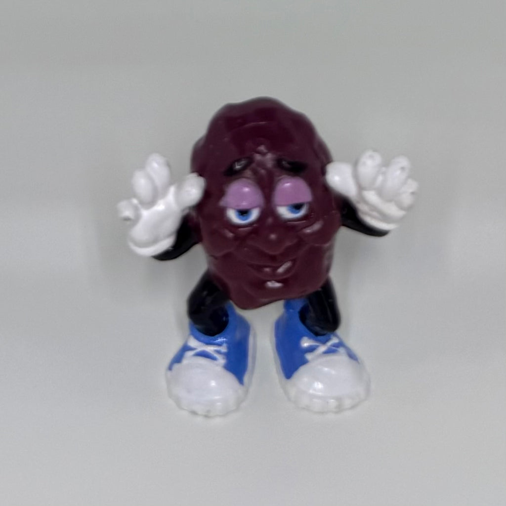 Vintage 1987 California Raisins Action Figure - Applause Hands Up Raisin