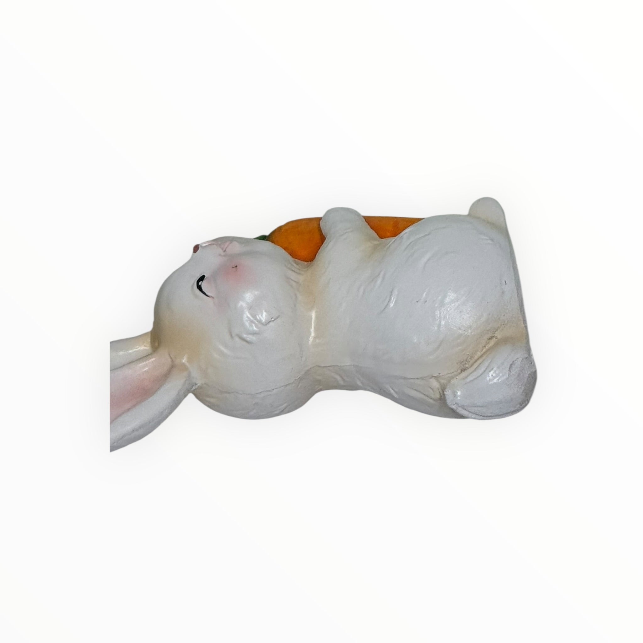 GANZ Ceramic Easter Bunny Figurine with Carrot