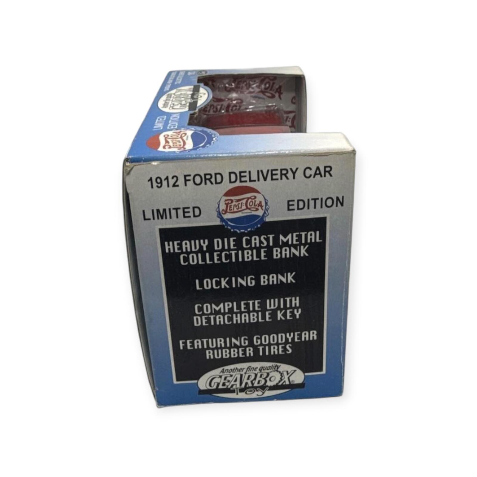 Vintage Style 1912 Ford Pepsi-Cola Coin Bank by Gearbox Toys – Limited Edition Die-Cast Truck