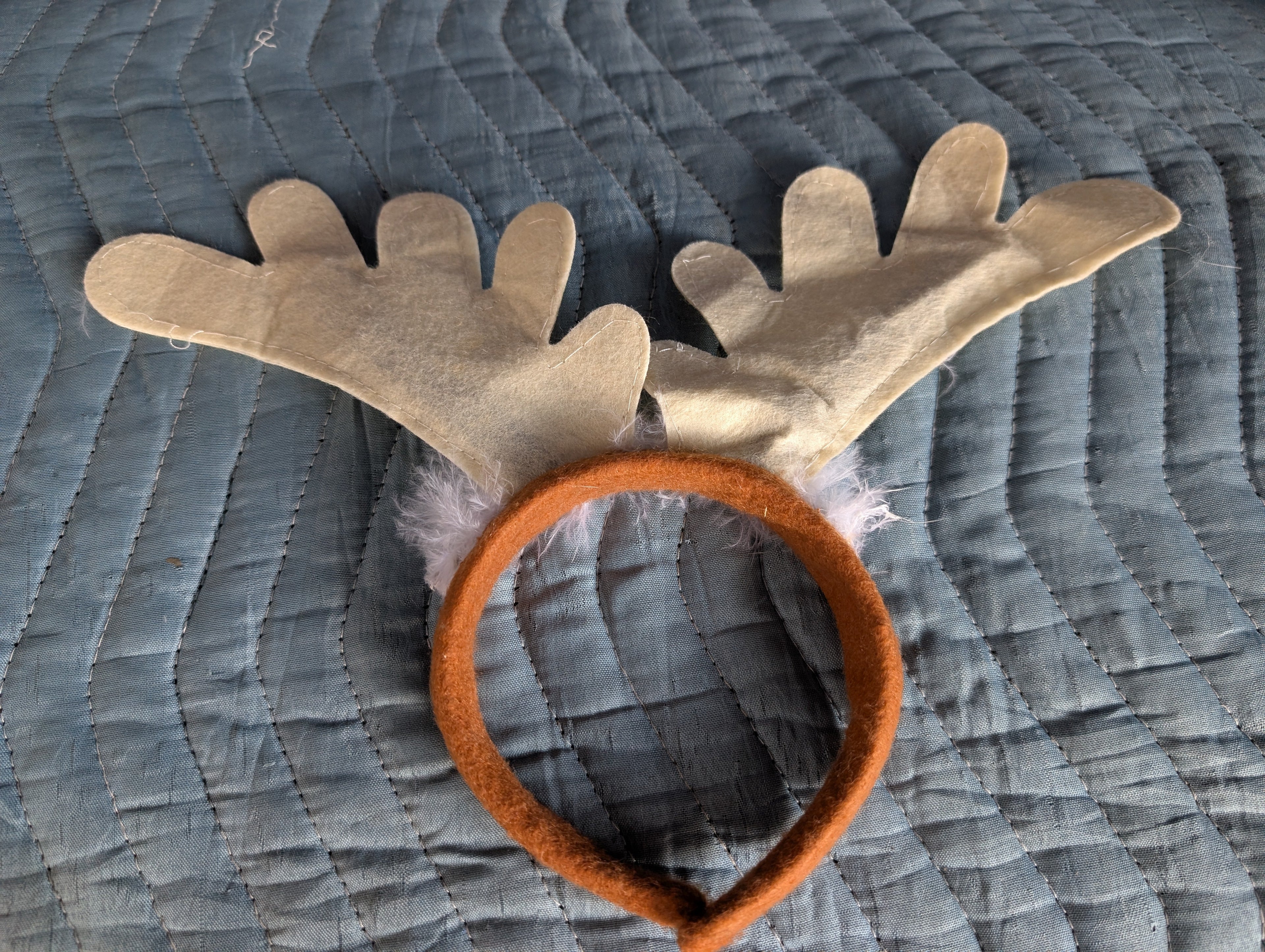 Antler headbands for Christmas holiday - set of four