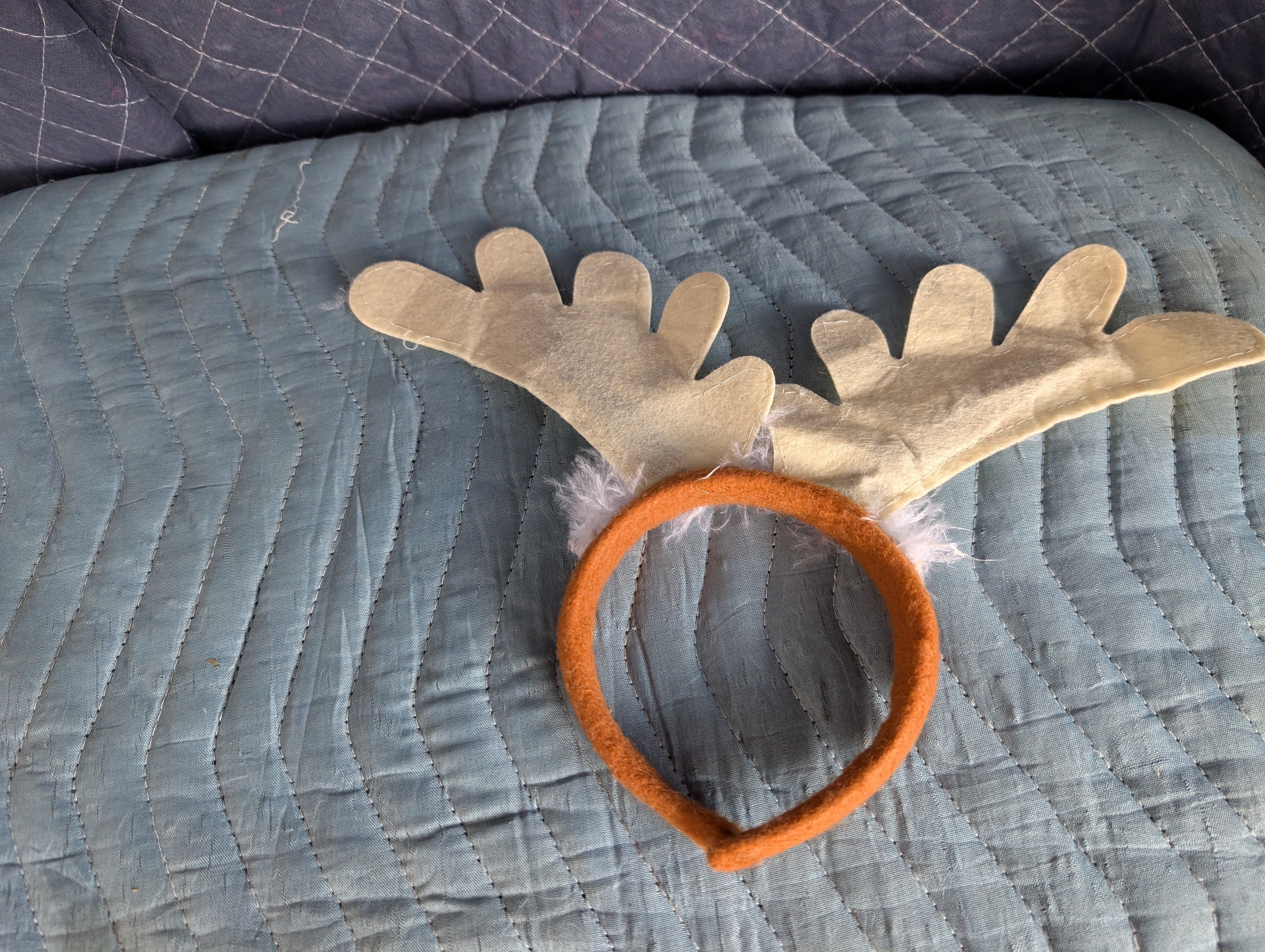 Antler headbands for Christmas holiday - set of four