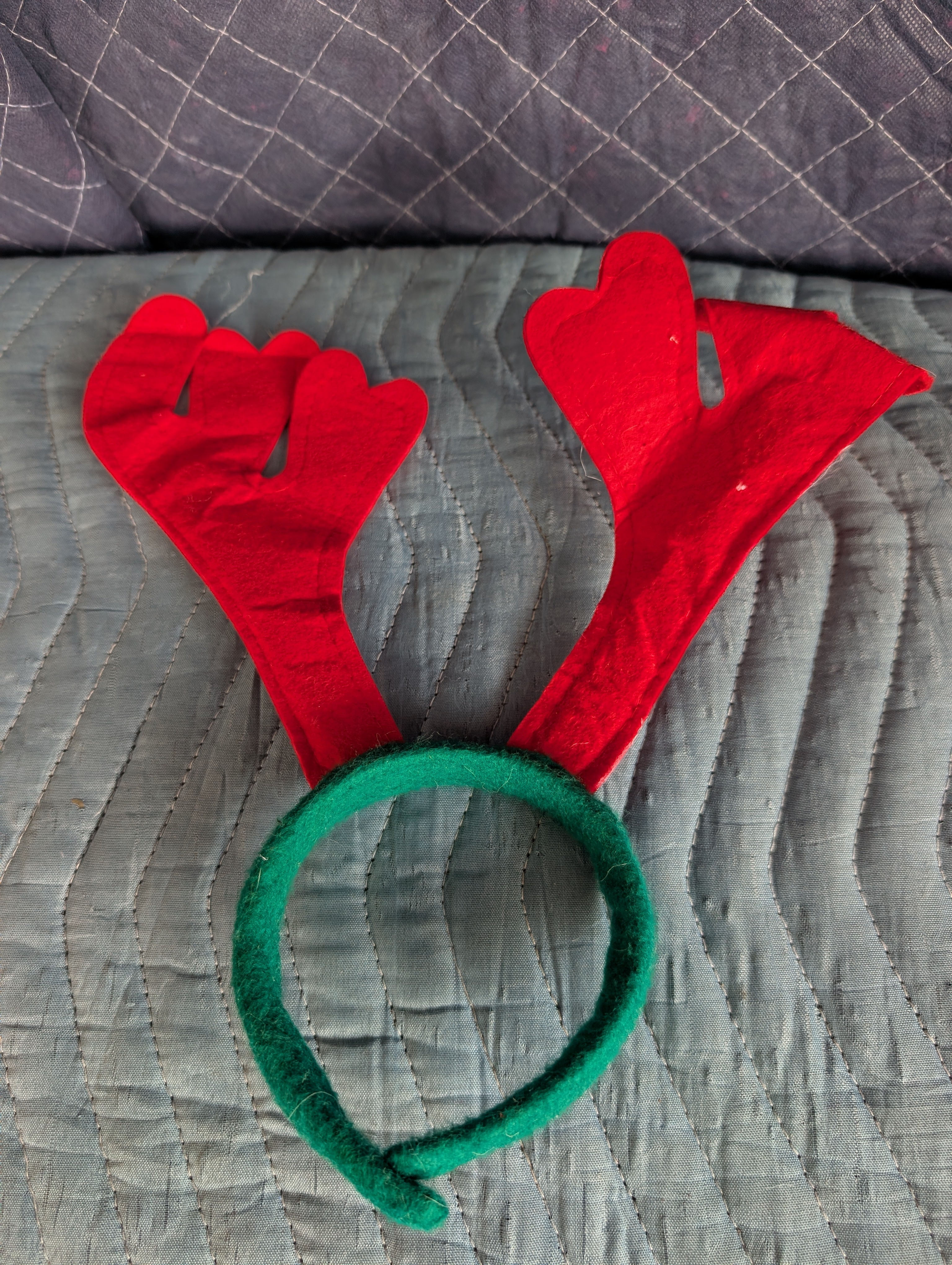 Antler headbands for Christmas holiday - set of four