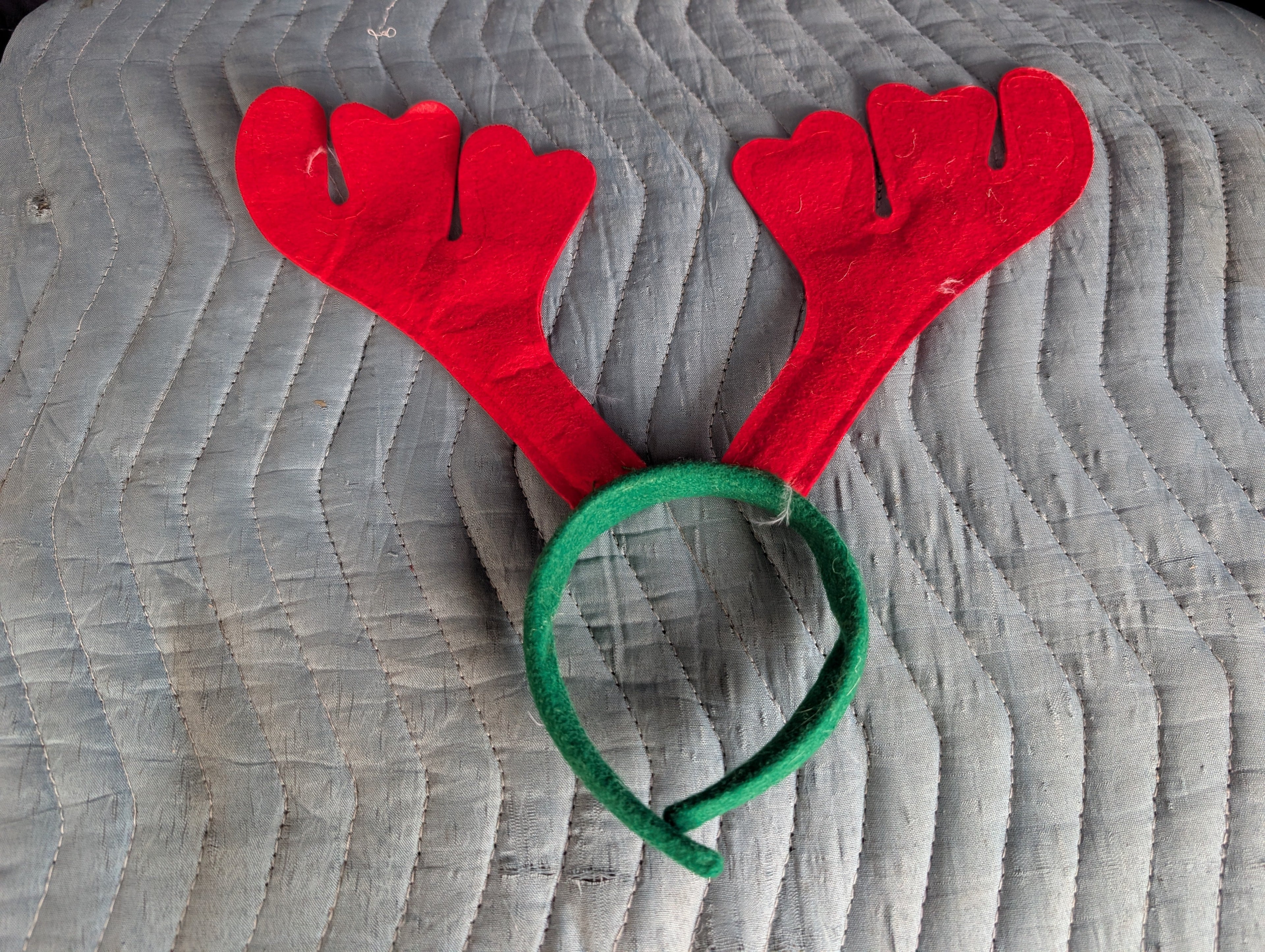 Antler headbands for Christmas holiday - set of four