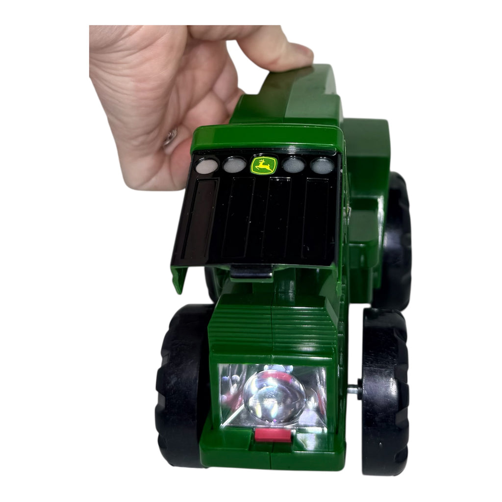 John Deere Tractor Flashlight with Rumbling Motor Sound - Tested & Working