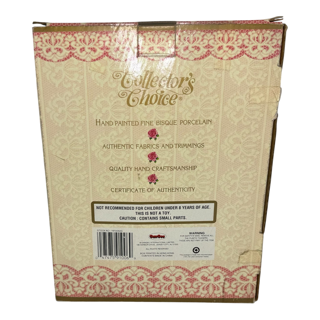 Collectors Choice Porcelain Doll - Vintage Boy in White Outfit