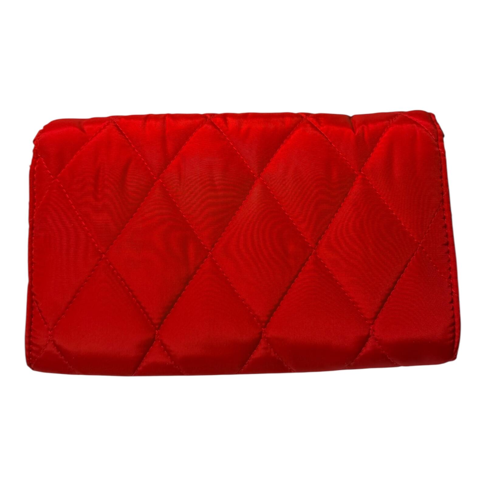 Vera Bradley Red Quilted Clutch Wallet