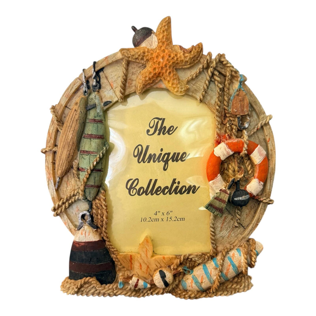 Nautical Themed 4x6 Inch Decorative Photo Frame