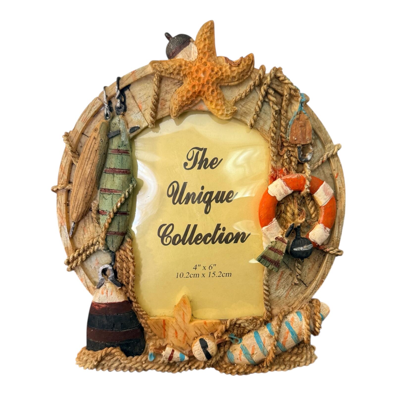 Nautical Themed 4x6 Inch Decorative Photo Frame