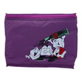 Vintage Coca-Cola Purple Nylon Lunch Bag with Cartoon Design