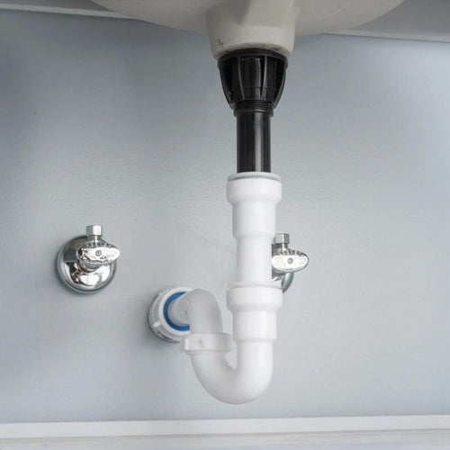 Stylewise Push Button Bathroom Sink Drain - Plastic Body, Brushed Nickel Finish