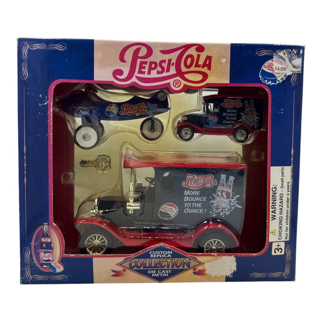 Pepsi-Cola Custom Replica Collection Die-Cast Metal Vehicle Set (3-Piece)