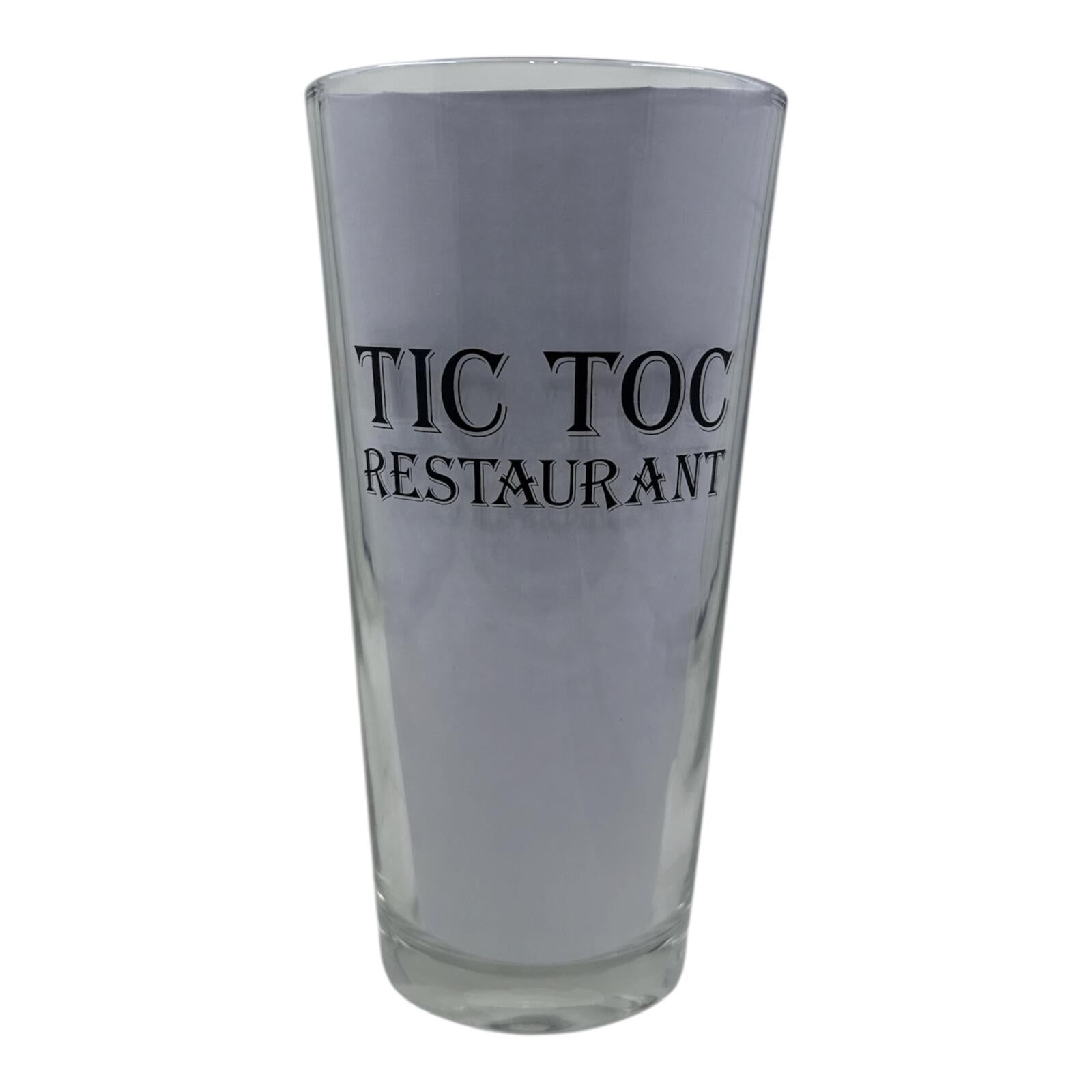 Vintage Pepsi Tic Toc Restaurant Glass