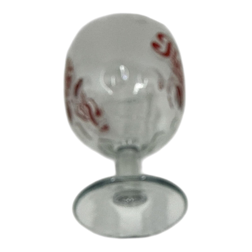 Vintage Pepsi-Cola Red Logo Goblet Glass