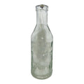 Vintage Marsh Lutterloh Pure Milk Glass Bottle