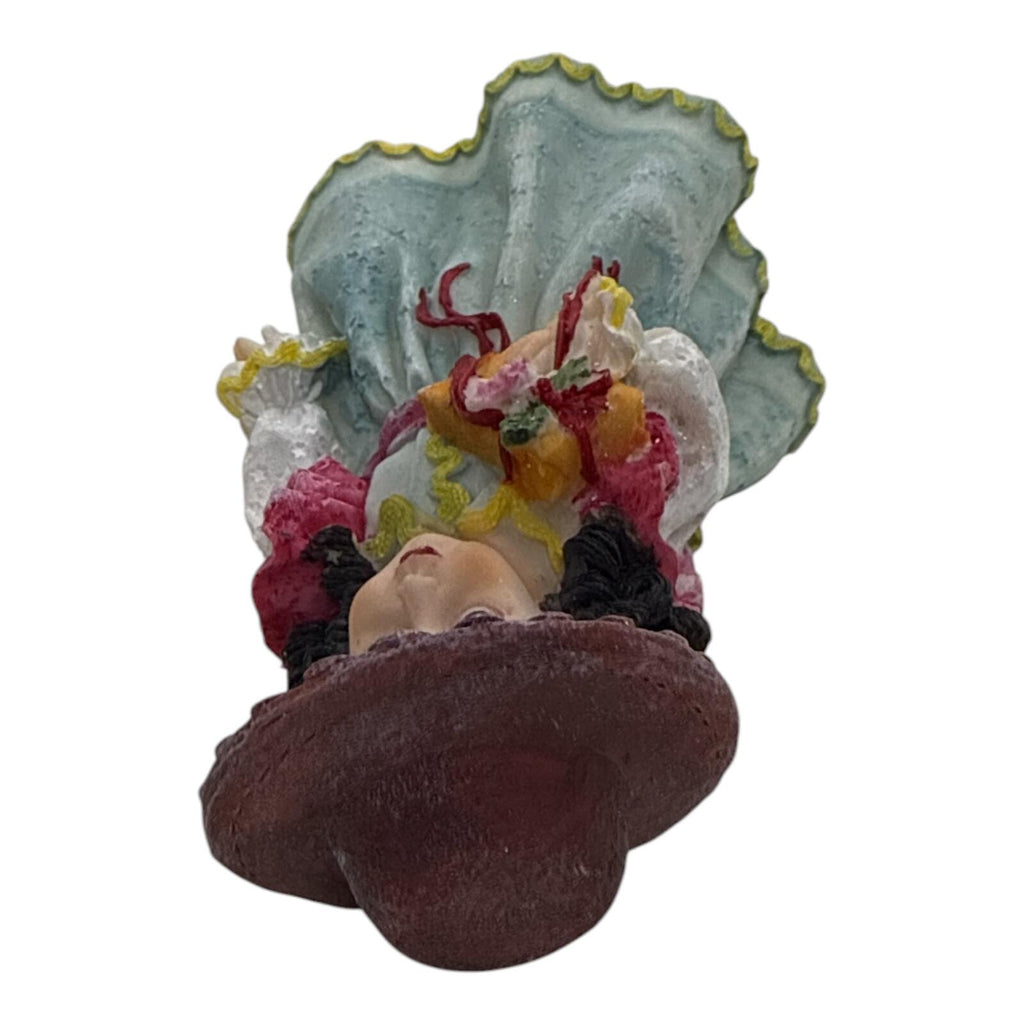 Vintage Porcelain Girl Figurine with Floral Bouquet and Hat