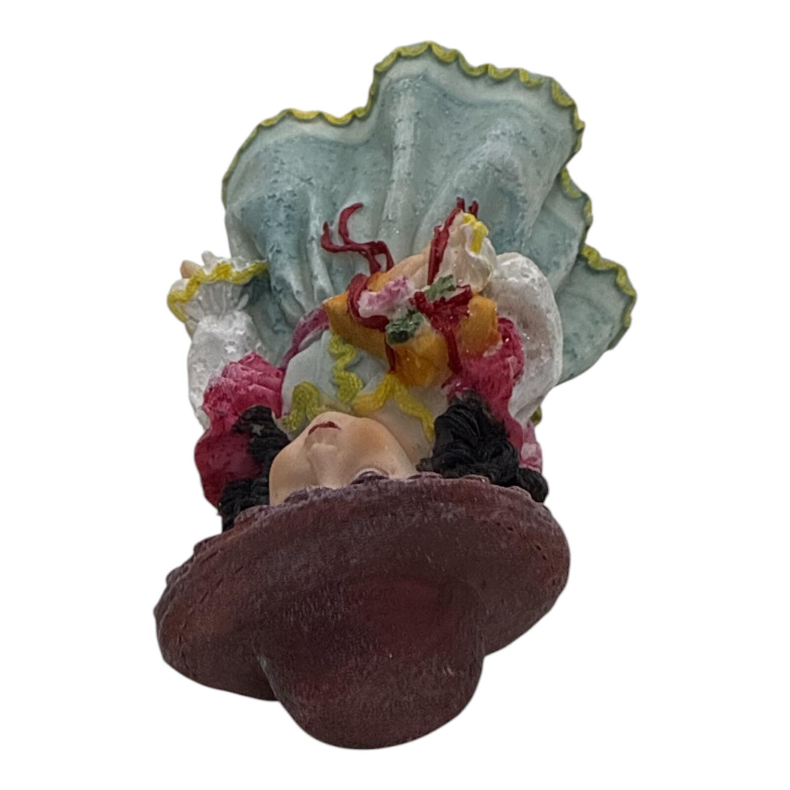 Vintage Porcelain Girl Figurine with Floral Bouquet and Hat