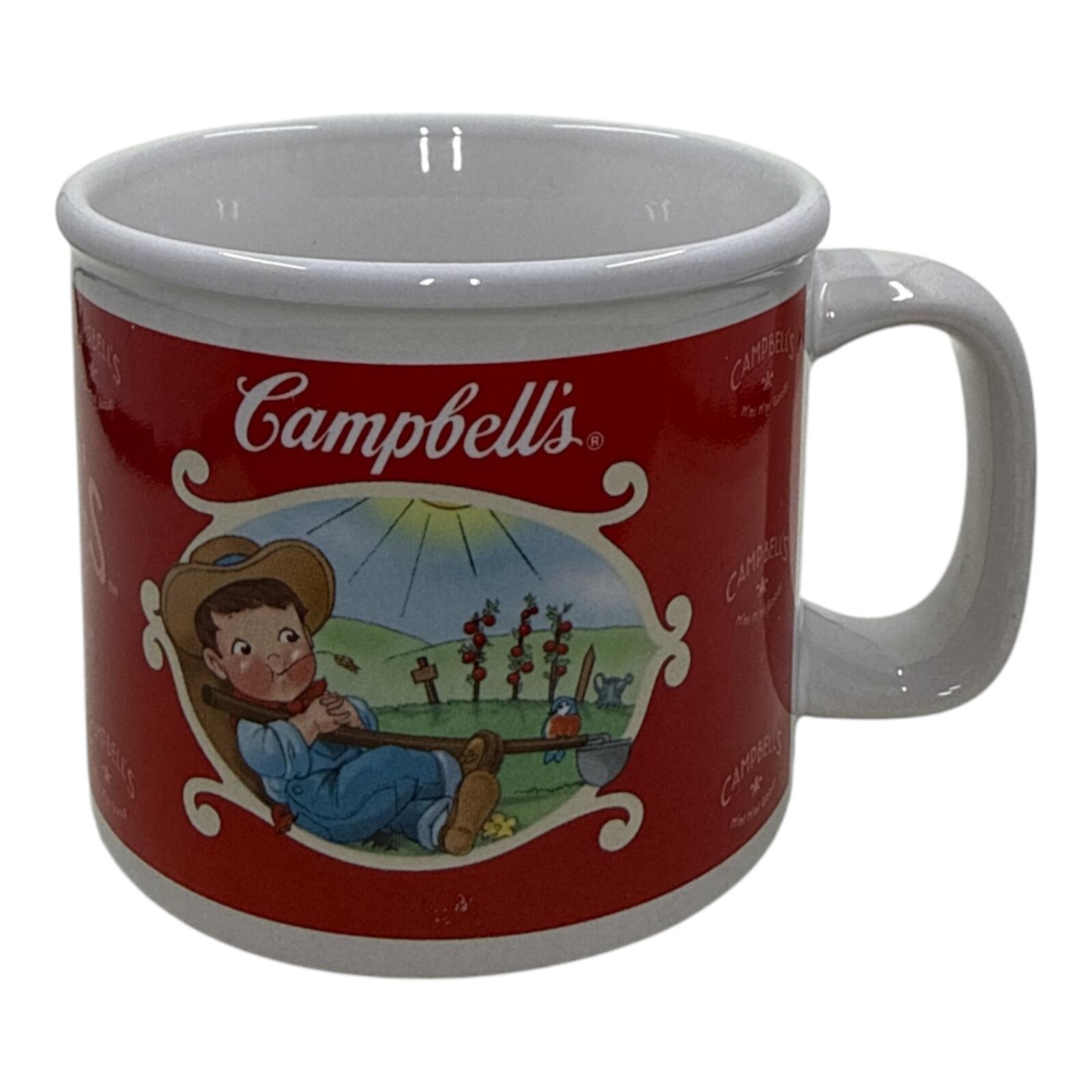 Vintage Campbell's Soup Ceramic Mug with Child Illustrations