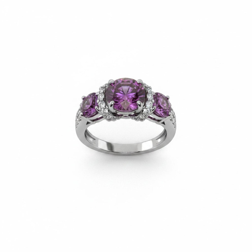 Kim's Band Exclusive Bringback Lab-Created Pink Sapphire Ring SZ 8