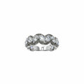 Bomb Party Brilliantly Fleeting Forever Rhodium Plated Ring w/ Cubic Zirconia 10