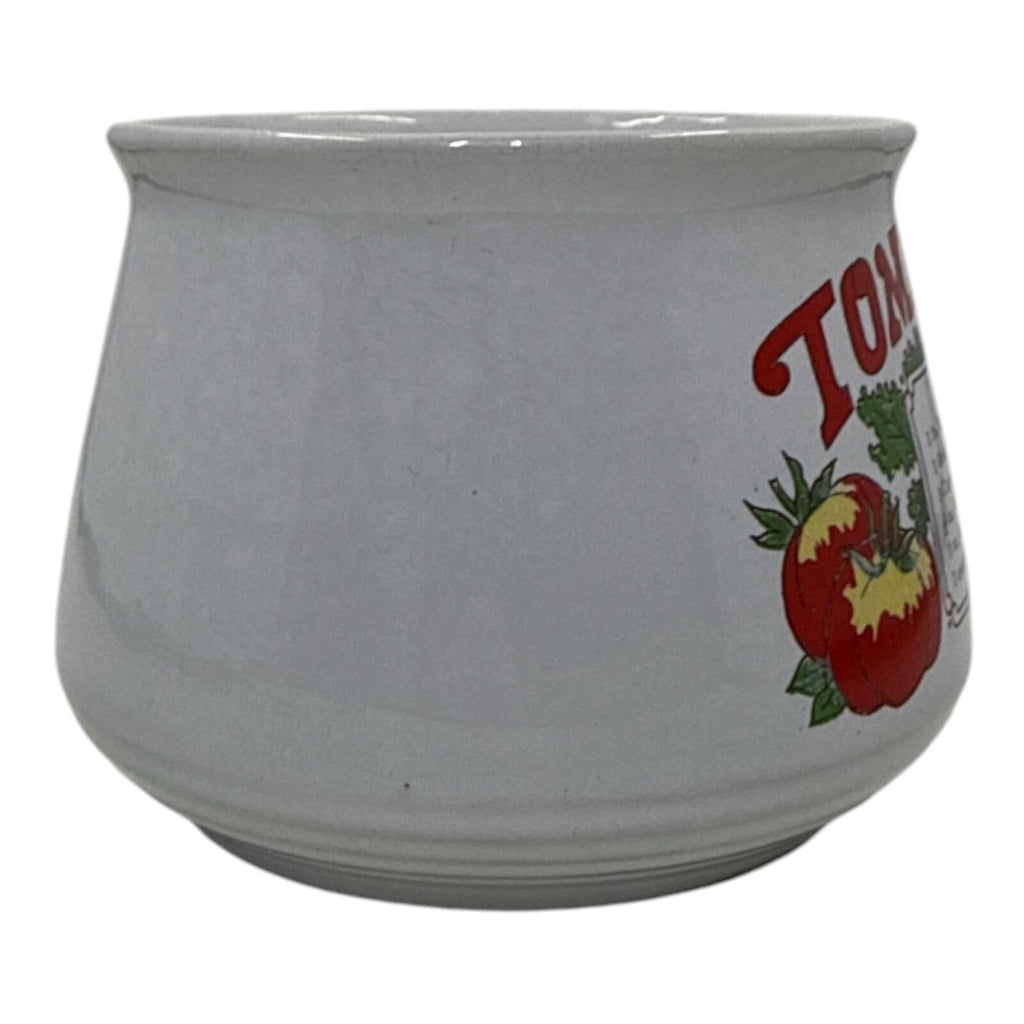 Vintage Tomato Soup Recipe Ceramic Mug