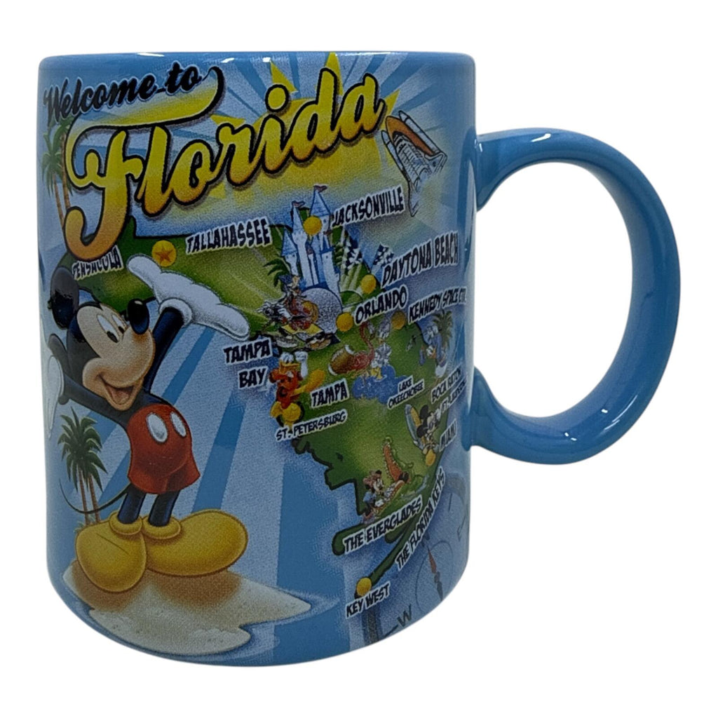 Disney Florida Welcome Mickey Mouse Ceramic Mug