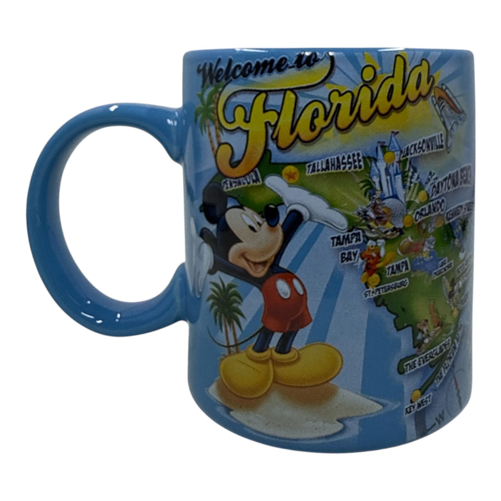Disney Florida Welcome Mickey Mouse Ceramic Mug
