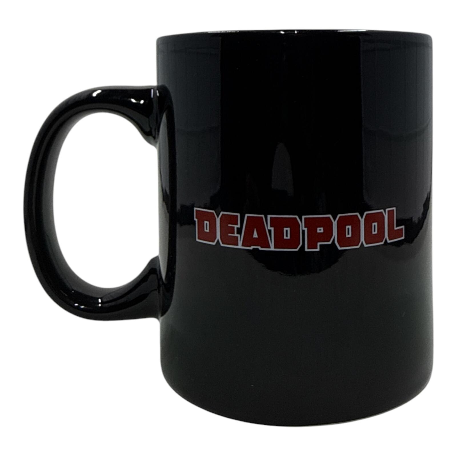 Marvel Deadpool Black Ceramic Coffee Mug