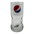 Vintage Pepsi Glass Tumbler with Swirl Design