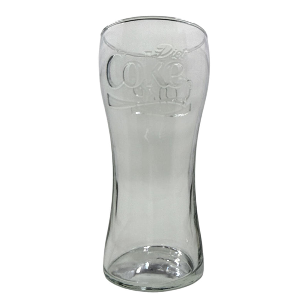 Vintage Diet Coke Embossed Glass Tumbler