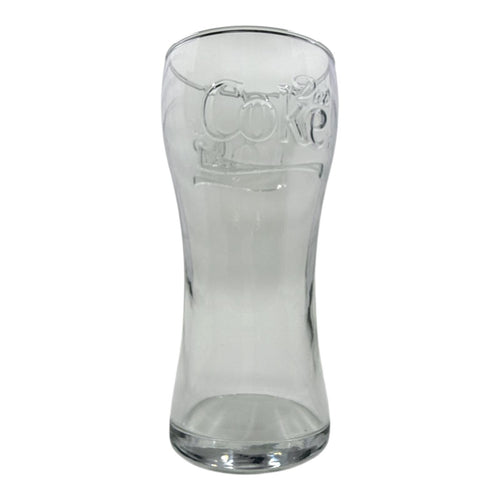 Vintage Diet Coke Embossed Glass Tumbler