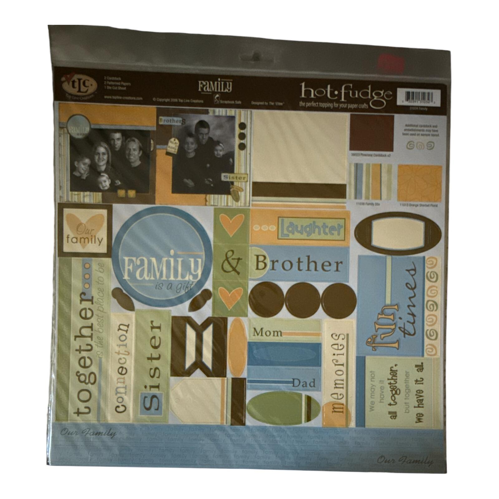 2006 Top Line Creations 31034 Family Scrapbook Layout