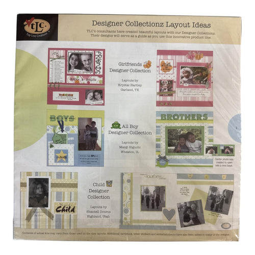 TLC designer collections layouts ideas tags and phrases 2004