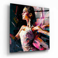 Ballerina Glass Wall Art  || Designers Collection
