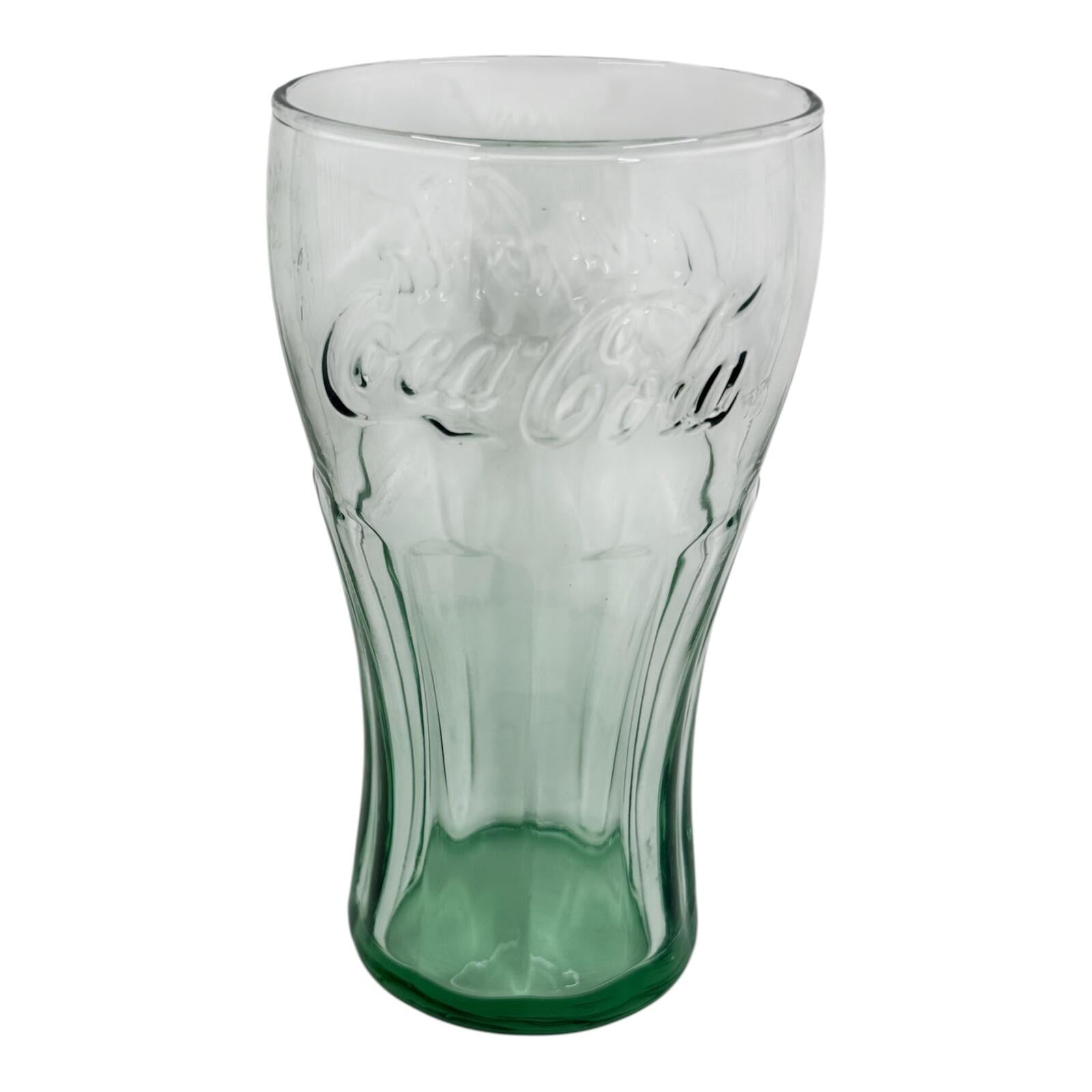 Coca-Cola Contour Glass | Vintage Green-Tinted Collectible Drinkware