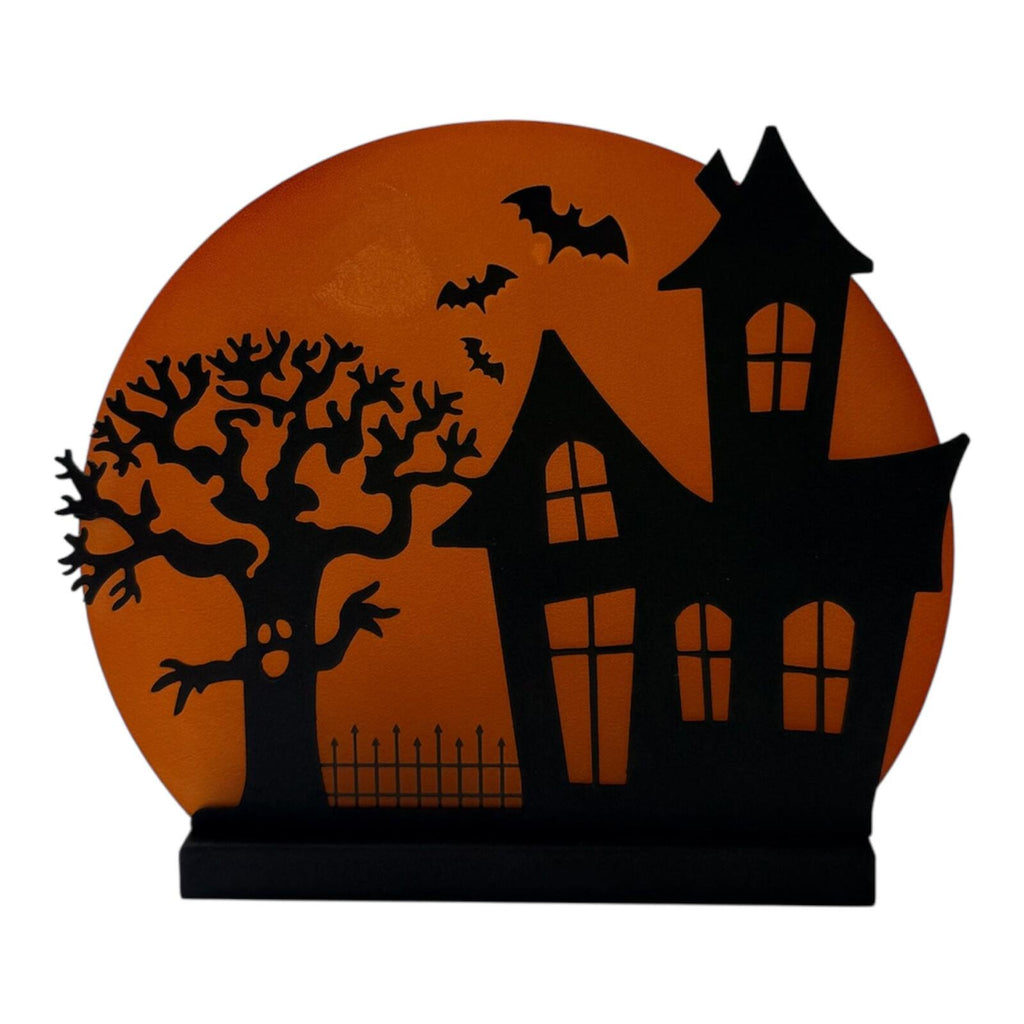 PartyLite Halloween Haunted House Candle Holder | Vintage Seasonal Decor