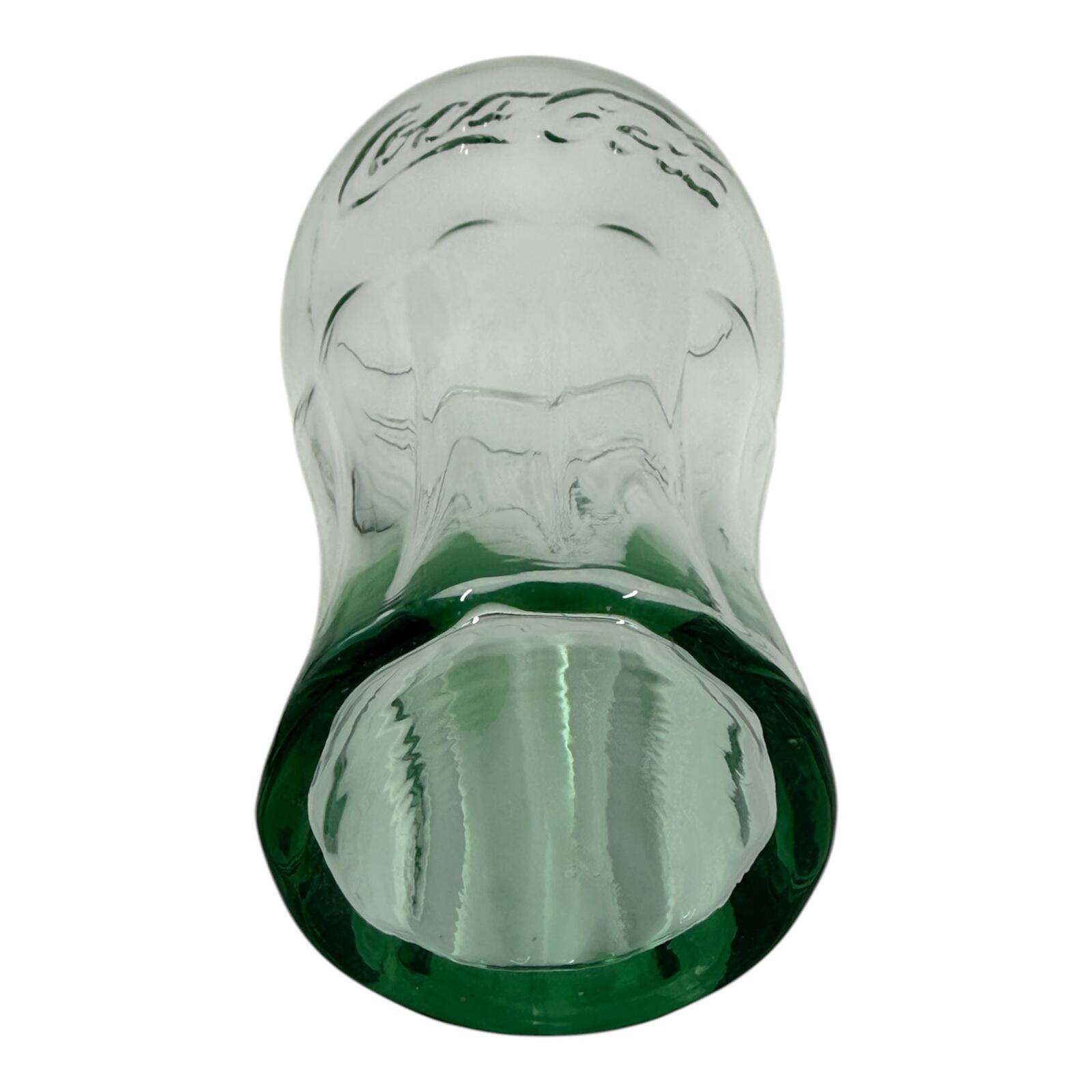 Coca-Cola Contour Glass | Vintage Green-Tinted Collectible Drinkware