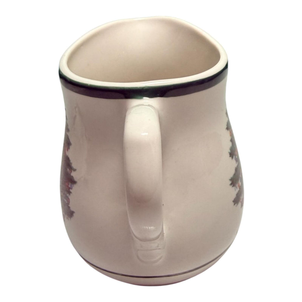 Totally Today Christmas Tree Ceramic Creamer & Pitcher
